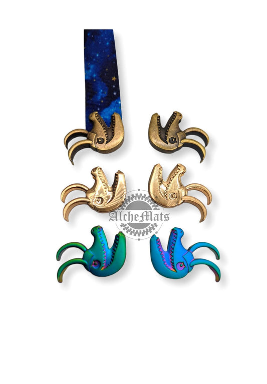 Retail Hardware Grawrious 1" Strap Ends Set of 2 (LEFT + RIGHT) RETIRING