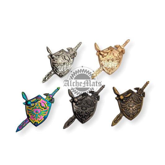 RETAIL Hardware Sword and Shield Magnet Individual