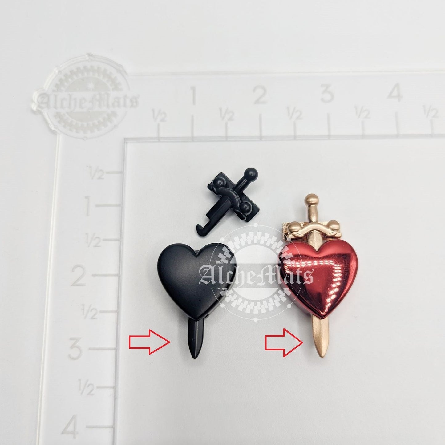 Retail Hardware Broken Heart Purse Lock