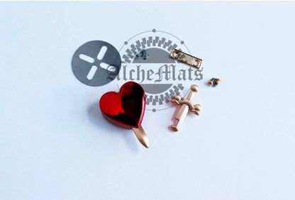 Retail Hardware Broken Heart Purse Lock