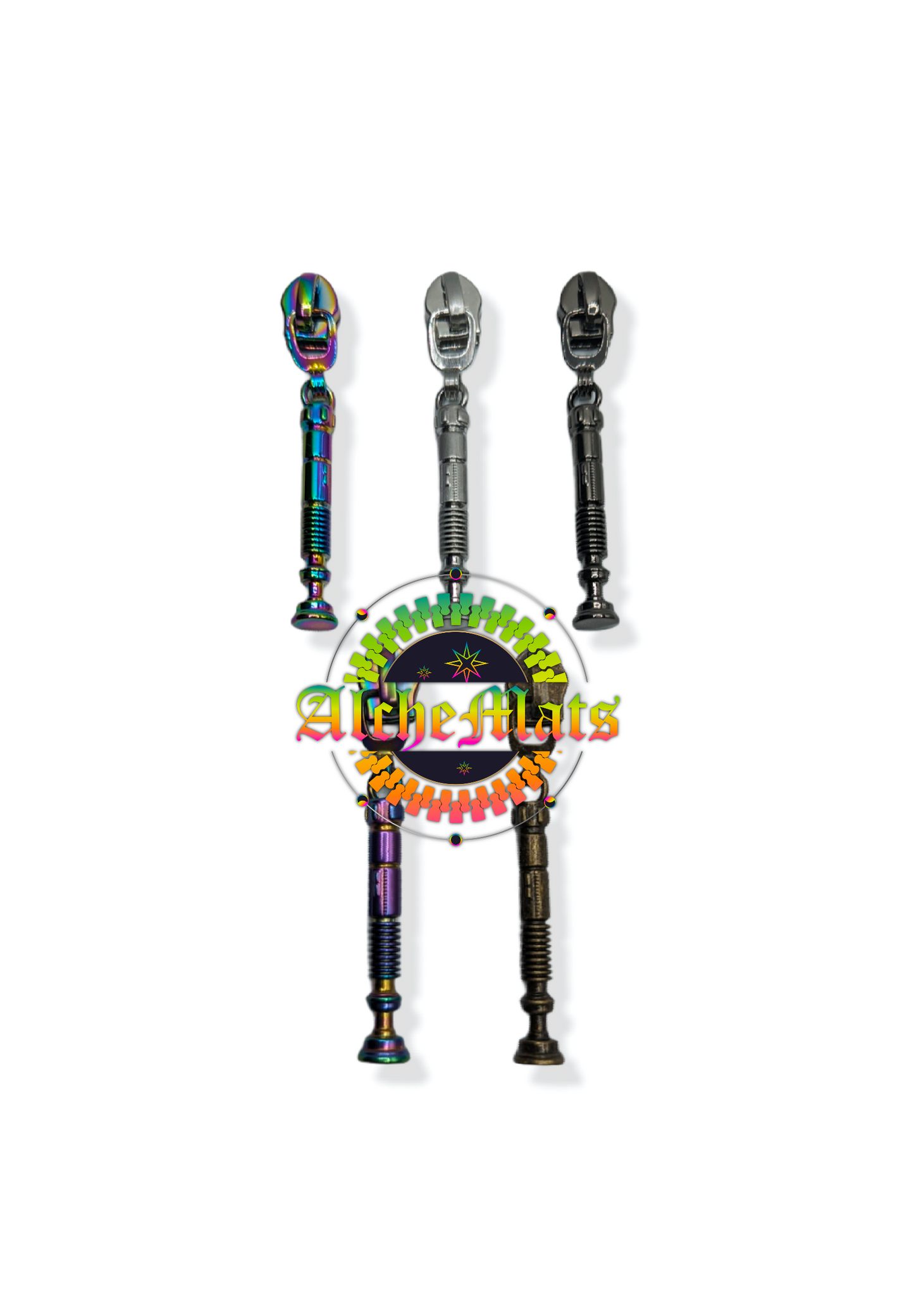 RETAIL Hardware 3D Hero Saber #5 Zipper Pull