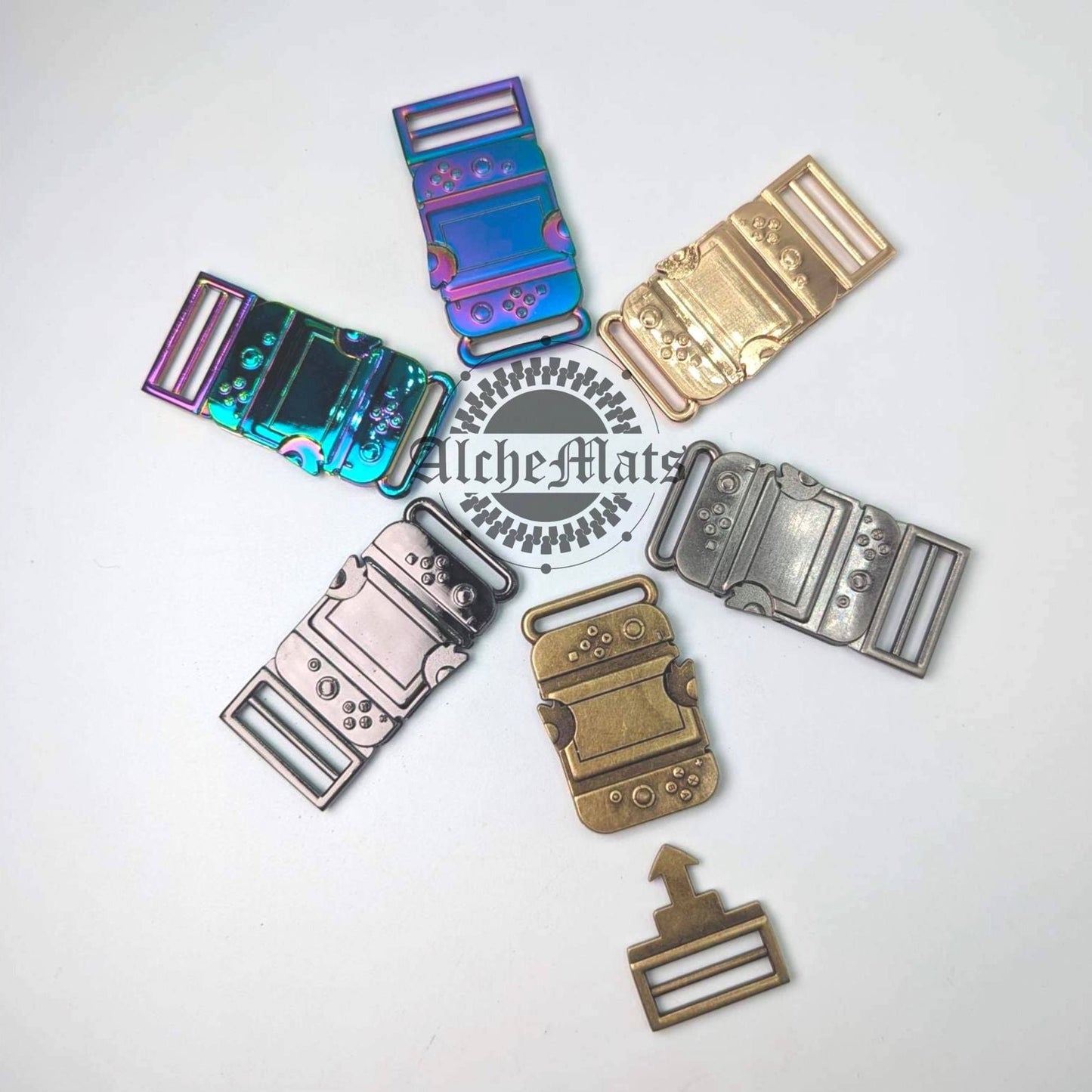 RETAIL Hardware Gamer Buckle for 1" Straps INDIVIDUAL RETIRING