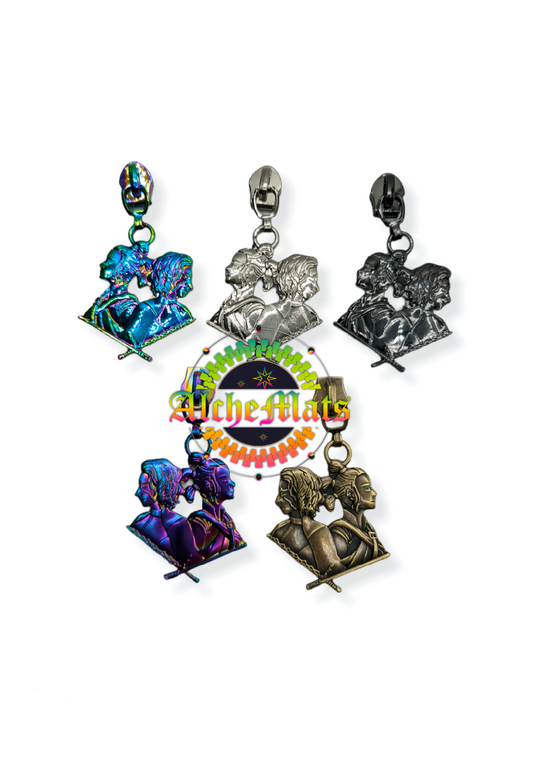 RETAIL Hardware Large Dyad #5 Zipper Pull RETIRING