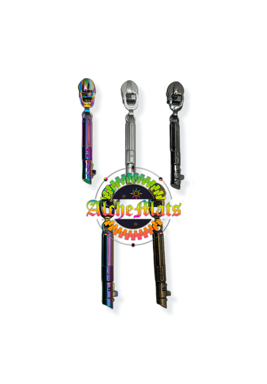 RETAIL Hardware 3D Villain Saber #5 Zipper Pull
