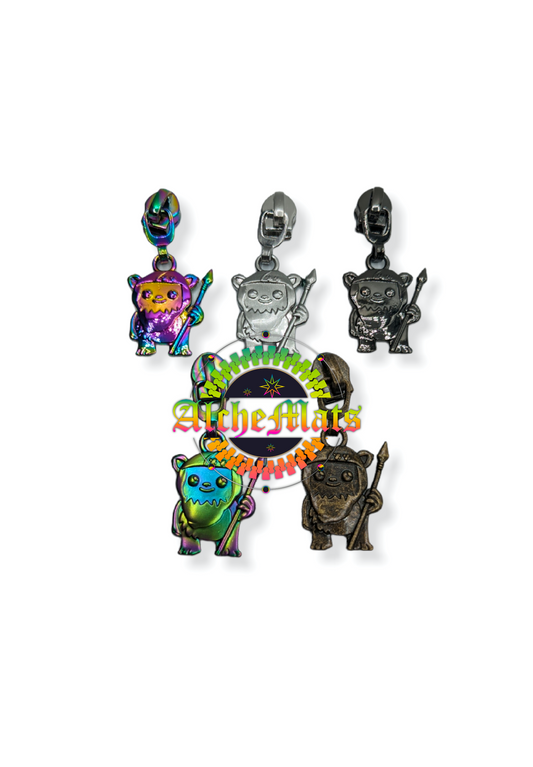 RETAIL Hardware Galaxy Bear #5 Zipper Pull RETIRING