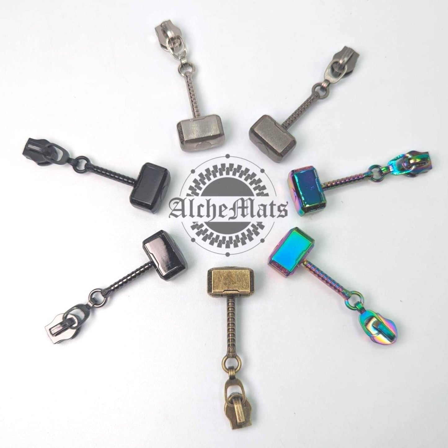 Retail Hardware 3D Mew Mew Hammer #5 Zipper Pull