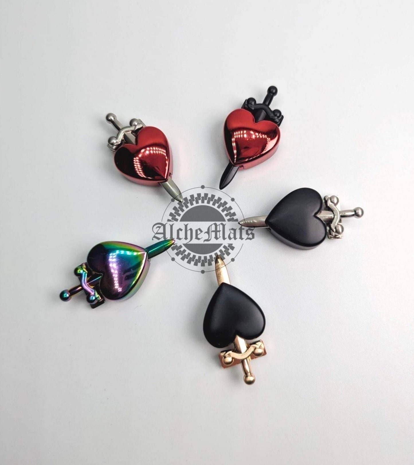 Retail Hardware Broken Heart Purse Lock